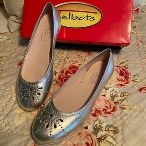 Talbots Blaire7 Ballet Flats, 7, Silver